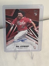 2026 Topps Series One Sal Stewart Baseball Stars Auto Red /5 Reds RC