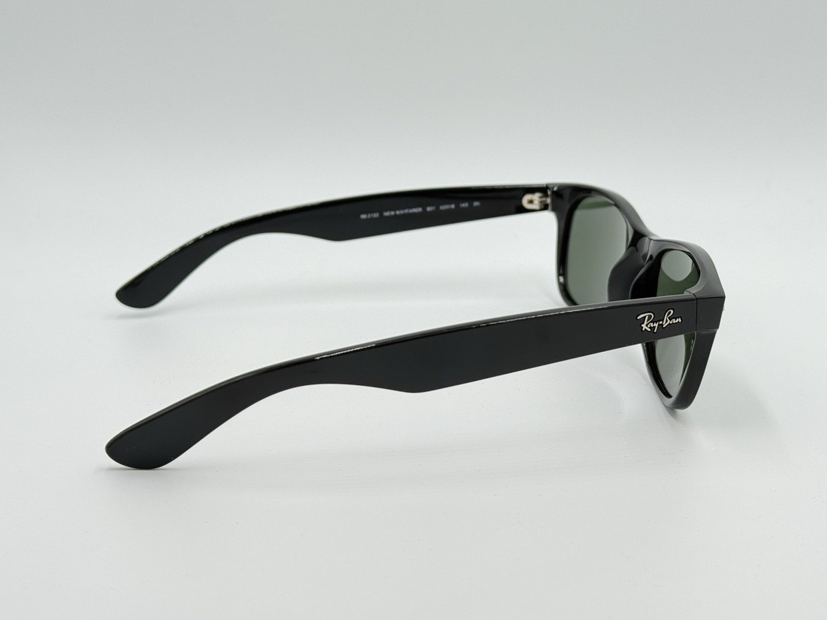 RAY BAN RB2132 901 52mm NEW WAYFARER Black; Green Classic G15