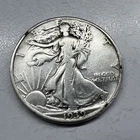 1939 WALKING LIBERTY US SILVER HALF DOLLAR  Actual COIN $32.50 Total Invest Now