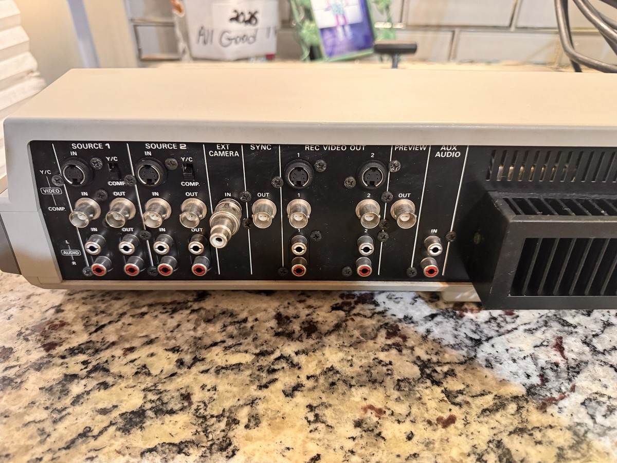 Panasonic WJ-MX12 Digital AV Mixer Video Switcher TBC Broadcast