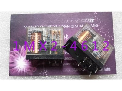2pcs used  G2R-2 48VDC eight-pin #zc