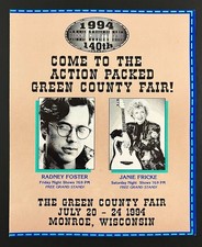 1994 Wisconsin Green Co Fair Radney Foster Ja...