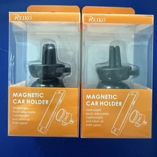 2pc REIKO Magnetic car holder Car Air Vent Clip Mount