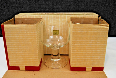 Set of 6 Vintage Luminarc Stemmed Glasses France