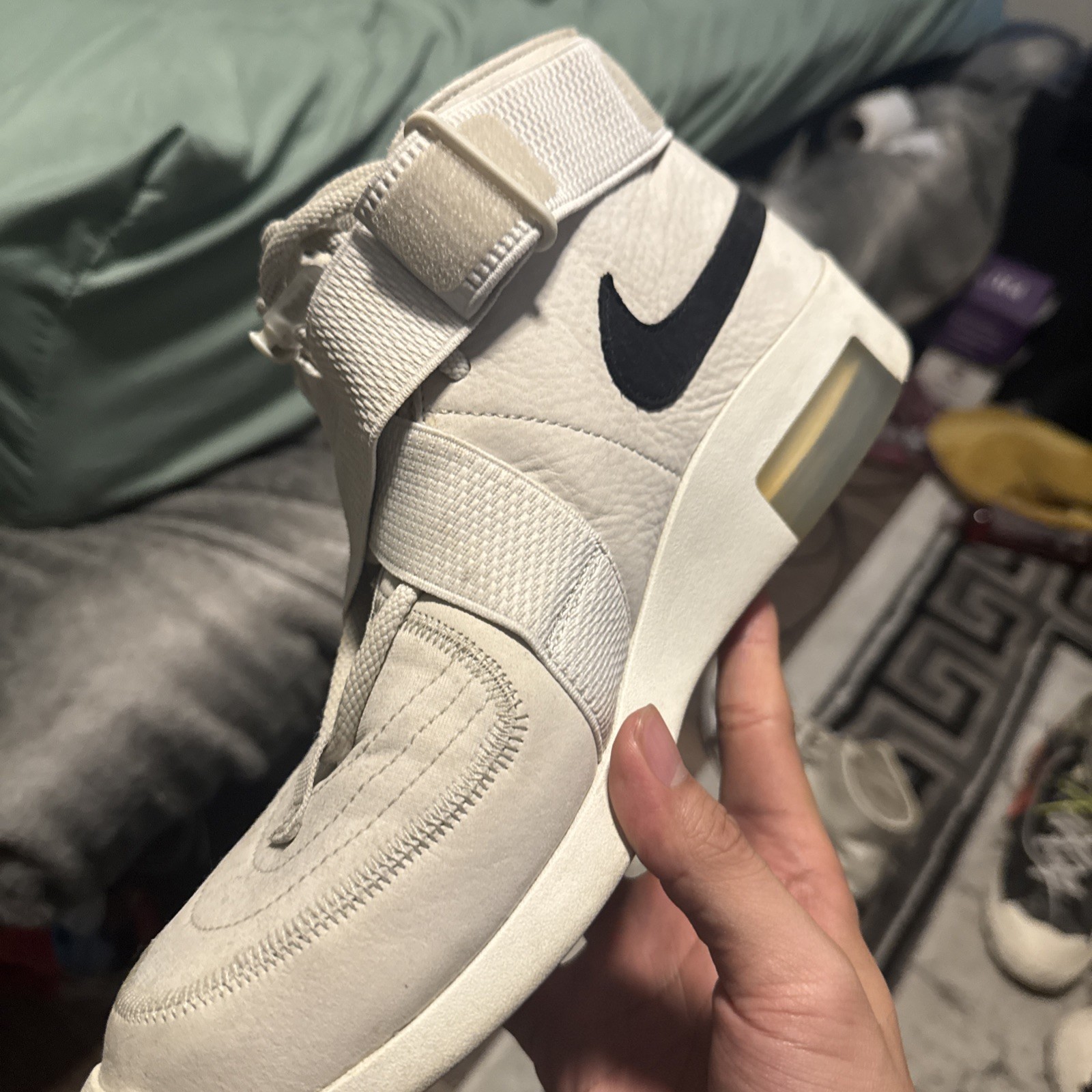 SAOLA Nike Air Fear Of God Raid Light Bone Uomo US Taglia 10