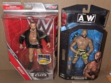 (2) 2016 Mattel WWE RAW Elite Series 46 RUSEV & 2021 AEW Unmatched S1 #03 MIRO!
