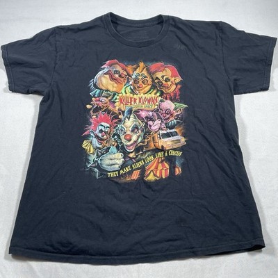 Killer Klowns From Outer Space Tee shirt Large Black horror sci fi