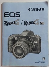 Canon EOS Rebel G/Rebels G QD Instruction Manual