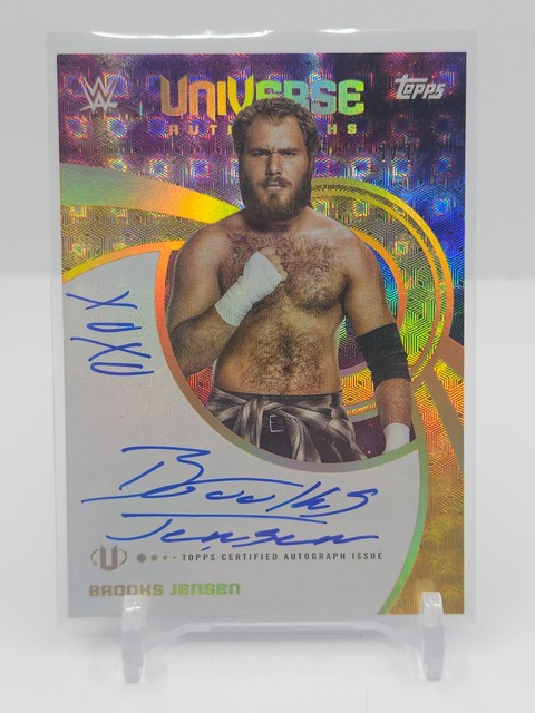 BROOKS JENSEN 2025 TOPPS WWE UNIVERSE FOILFRACTOR AUTOGRAPH! #1/1!!!