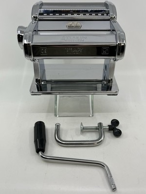 Marcato Atlas 150 Wellness Pasta Maker Machine Chrome Steel Made in Italy