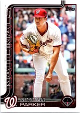 Mitchell Parker 2025 Topps #684 Washington Nationals