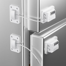 Refrigerator Lock Combination Safety for Fridge Drawer Cabinet - 2 Packs