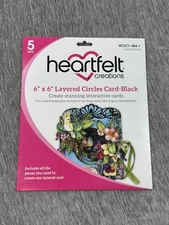 Heartfelt Creations 6x6 Layered Circles Card 5pc Interactive Kit HCLC1-454-1