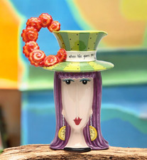 Cerámica Dollymama's Limón Con Jarra de Vodka Por Joey Llc, Amante de la Limonada, Damas