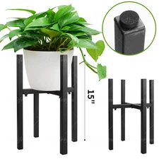 Heavy Duty Plant Stand Indoor Outdoor Corner Adjustable Large Planter Holder US