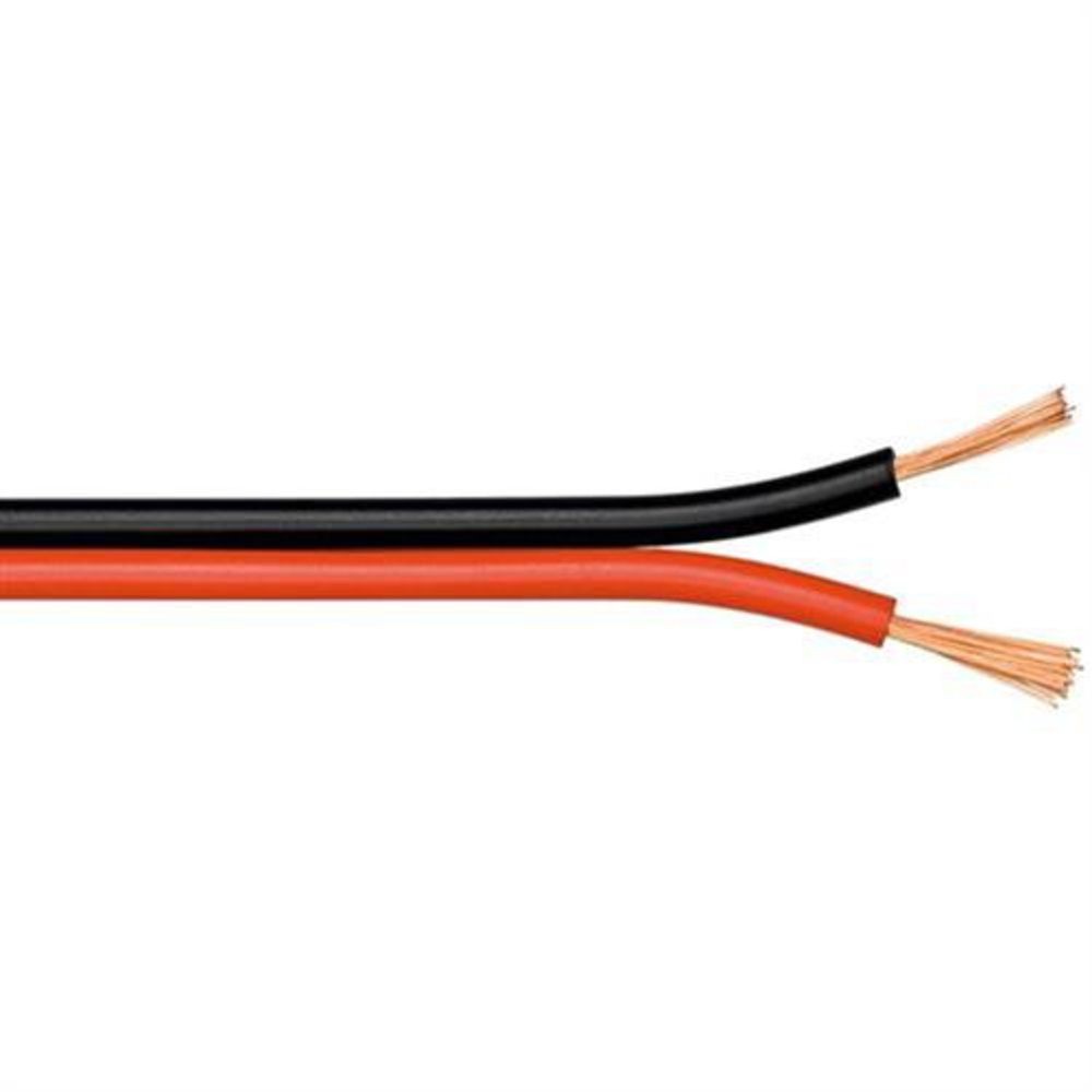 Goobay Lautsprecherkabel 50m Rolle 2x25mm CU rotschwarz 15082 18190₽
