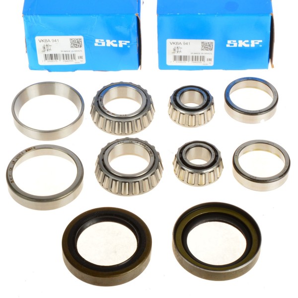 2X SKF VKBA941 Radlagersatz Vorne FüR Mercedes W201 C124 W124 S124 A124 R107-image