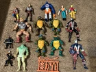Vintage Action Figure Lot Parts Pieces Teenage Mutant Ninja Turtles Spawn He Man