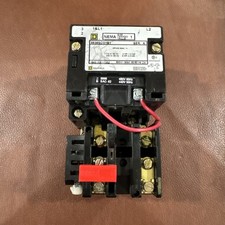 Square D 8536SCO1B1 600V Size 1 Motor Starter 120V Coil Plus Aux Contact