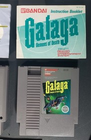 Lotto giochi retr&ograve; Nintendo NES (3) Zelda Gold, Batman e Galaga testati + 2 poster