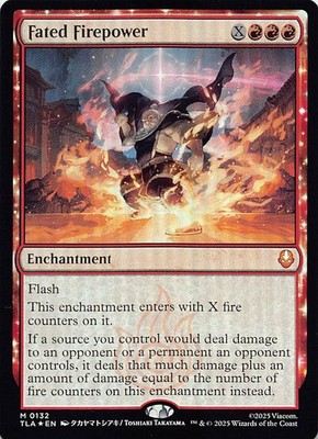 Fated Firepower TLA 132 Foil English NM - MTG
