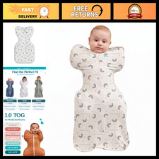 Cozy Baby Sleep Sack Swaddle  1.0 TOG, 5-8.5lbs, Rainbow Design, Safe Sleep