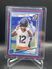 🔥2025 Donruss #365 Jahdae Barron Press Proofs Purple Denver Broncos Rookie🔥