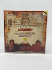 PUCCINI TURANDOT 3-LP BOX SET VG+ VINYL RECORD DEUTSCHE GRAMMOPHON