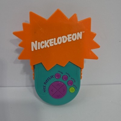 Vintage 1995 Viacom Nickelodeon Nick Puzzler Electronic Handheld Game 90's WORKS