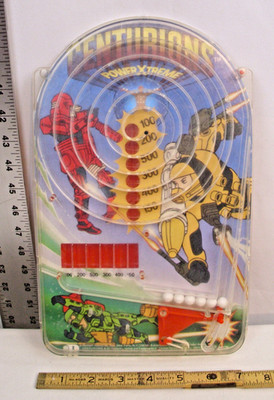 KENNER CENTURIONS ACTION FIGURE PINBALL GAME BY DURHAM 1986