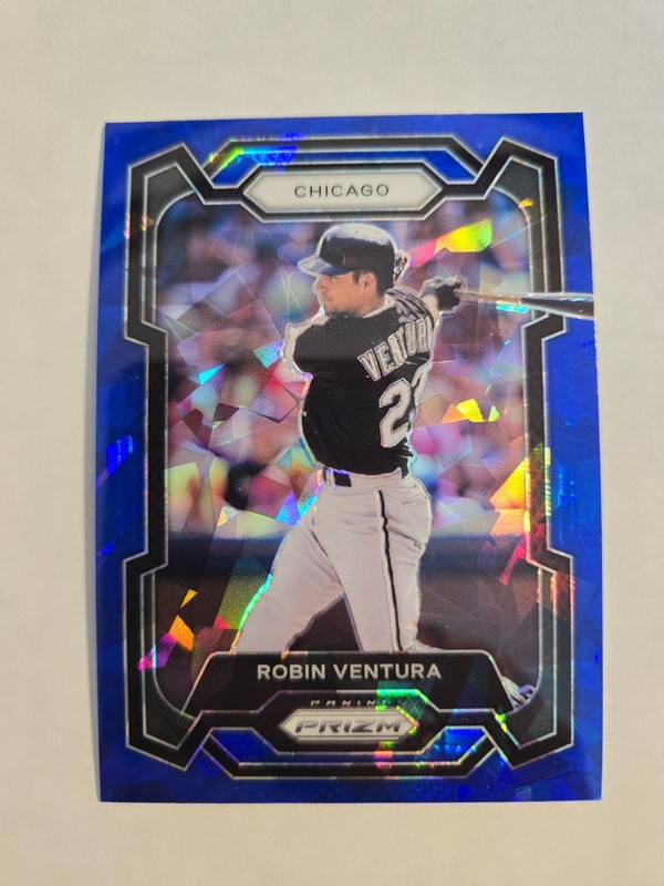 2024 Panini Robin Ventura Prizm Blue Ice Prizm #287 - White Sox - NM/MNT