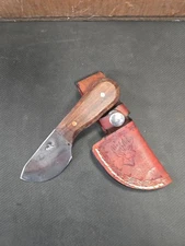 Bayless Knives Made In USA 1095 Steel Leather Sheath