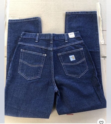 Lot Of 2 Carhartt FR Denim Jeans CAT 2 NFPA 2112 ATPV 20.0 Size 44x34 - Picture 3 of 8