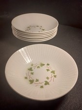 7 Ceranord Fueilles D'Automne bowls made in France vintage