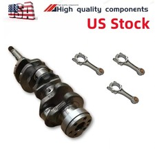 D1503  Crankshaft+3pcs Connecting Rod For Kubota Engine Tractor L3010 L3130