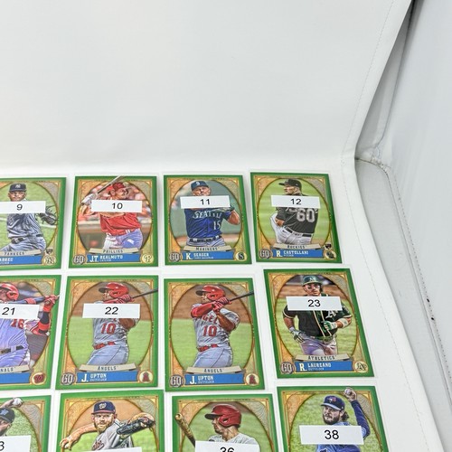 2021 Topps Gypsy Queen GREEN Parallel 48 Card Lot Kyle Tucker Strasburg SEE LIST - Picture 4 of 11