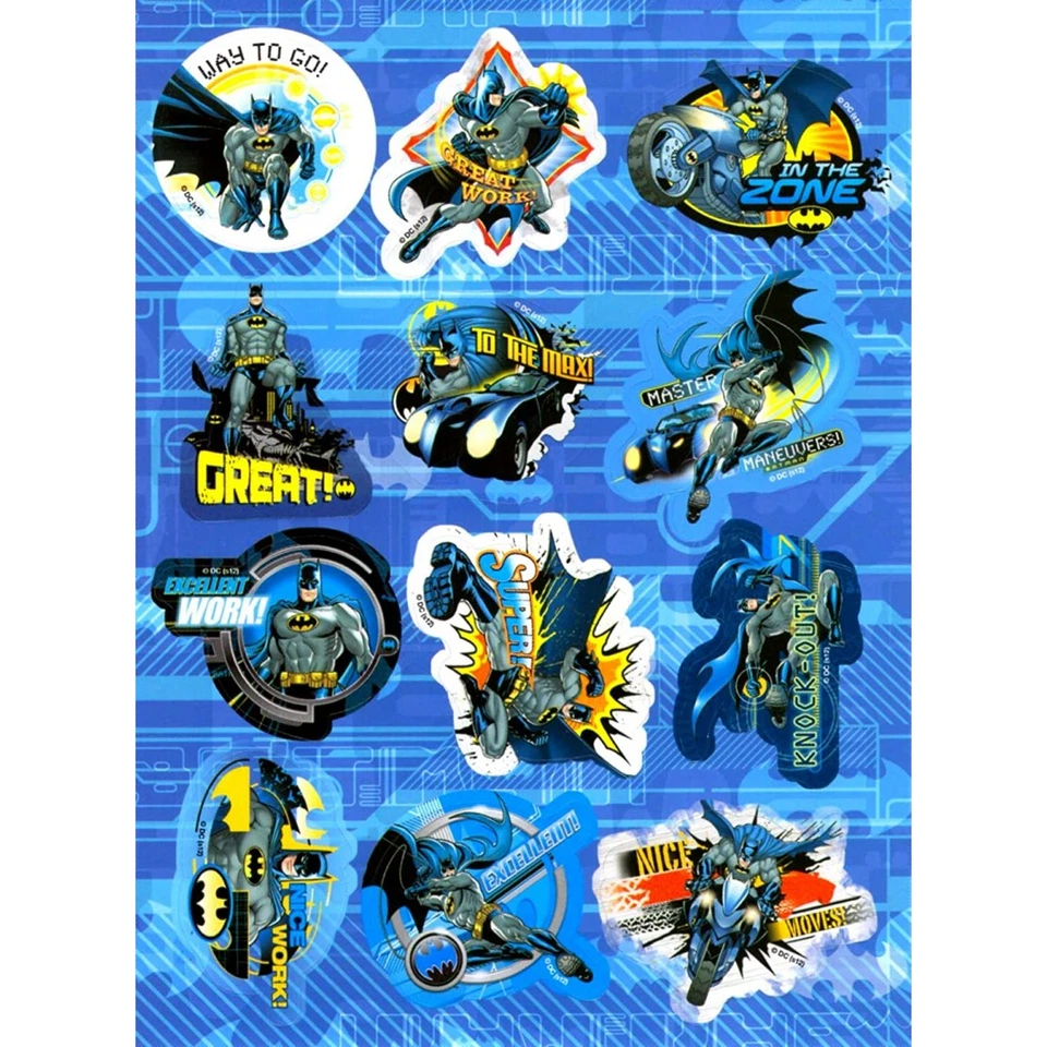 Libro para colorear actividades de Batman de DC Comics con pegatinas para niños de 3 años en adelante Foto 3 de 4