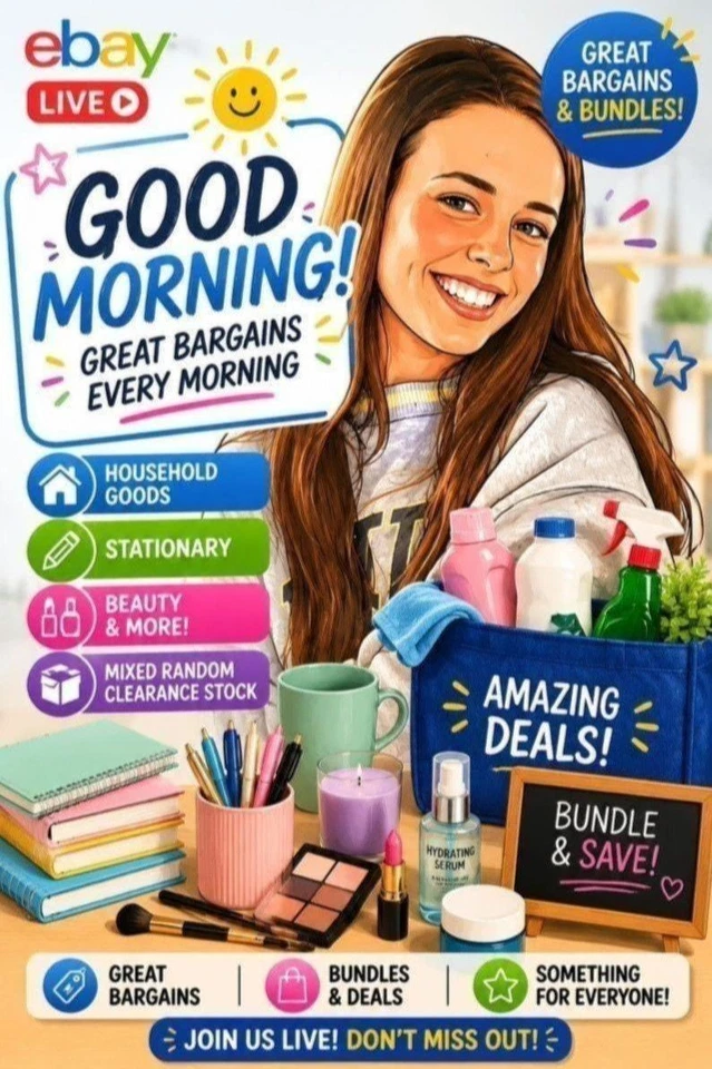 Morning LIVE Deals | Beauty & Miscellaneous Bargains – New Stock Daily!