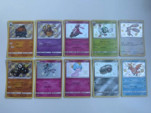 Pokemon Baby Shiny Card Lot Of 10
