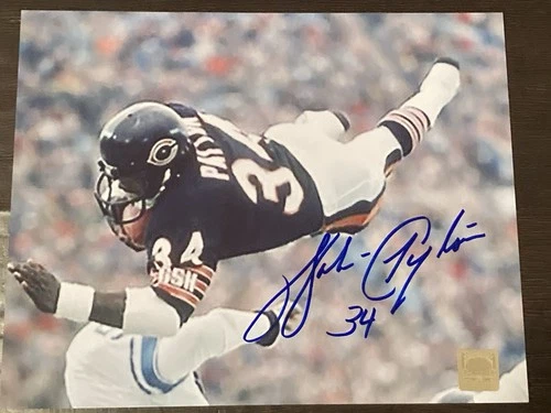Walter Payton Autograph “BEARS” Signed 8x10 Photo.HOF. With COA