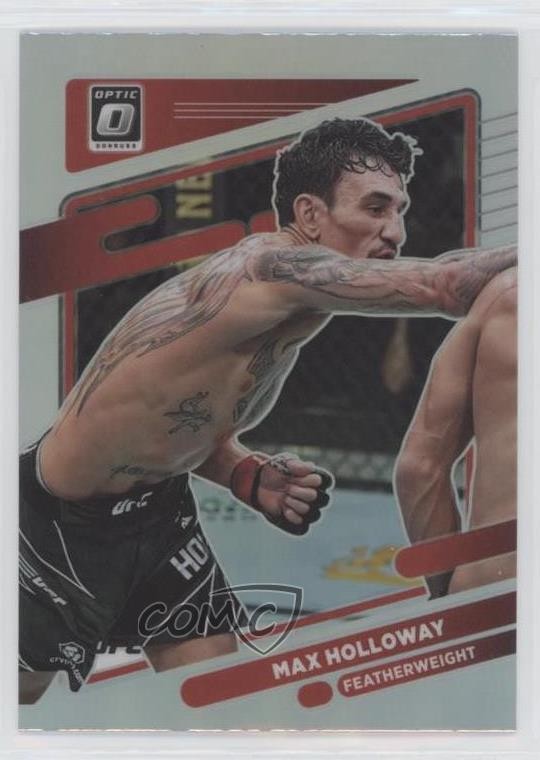 2022 Panini Donruss Optic UFC Holo Prizm Max Holloway #38 1wv