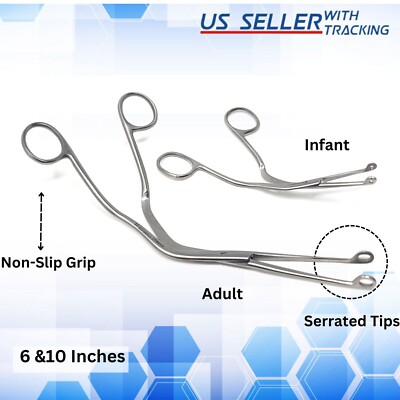 Surgical Magill Catheter Forcep 6'', 10'' EMT Nasotracheal Anaesthesia Instruments