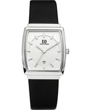 Danish Design IV12Q900 Stainless Steel Leather Rectangle Quartz Women's Watch