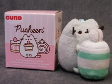Gund NEW Pusheen GREEN MACHA SPONGE CAKE Patisserie Sweets Blind Box Series 23