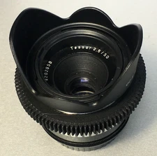 🎥 Carl Zeiss Tessar CINE mod lens 2.8/58 mm  BOKEH FLARE Canon EF mount