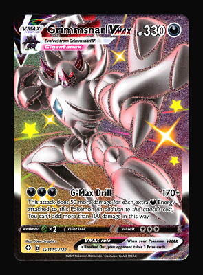 Grimmsnarl VMAX Shining Fates: Shiny Vault #SV117/SV122 Pokemon Card T2-359  | eBay