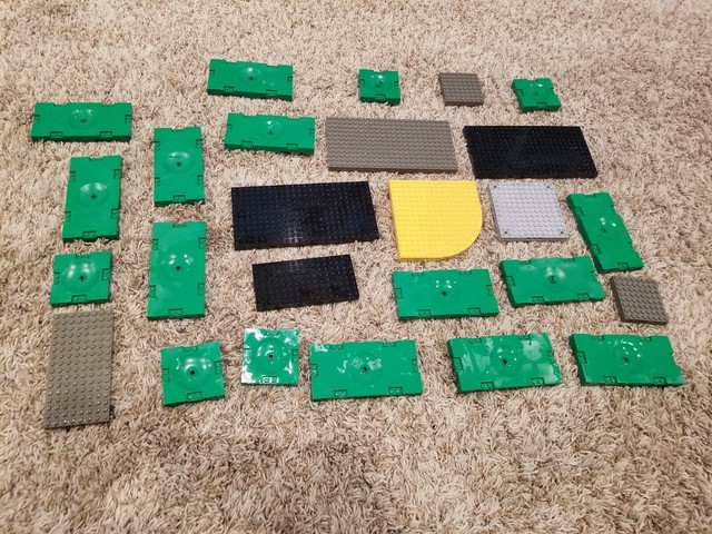 largest lego base plate sizes