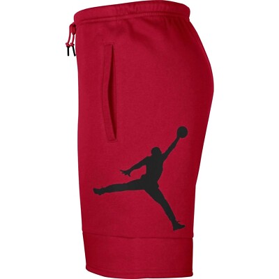 Nike Air Jordan Jumpman Bred Fleece Shorts - CK6707-687 - Red