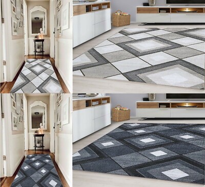 Antirutsch Küchenläufer Teppich Waschbar Flurteppich Geometrisch Fußmatte Indoor