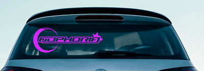 EUPHORIA Drifting Racing Vinyl Aufkleber Autoaufkleber Laptop Heckscheibe Sticker
